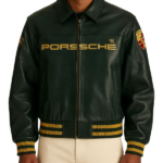 Why the Porsche Green Leather Jacket Defines Effortless Style