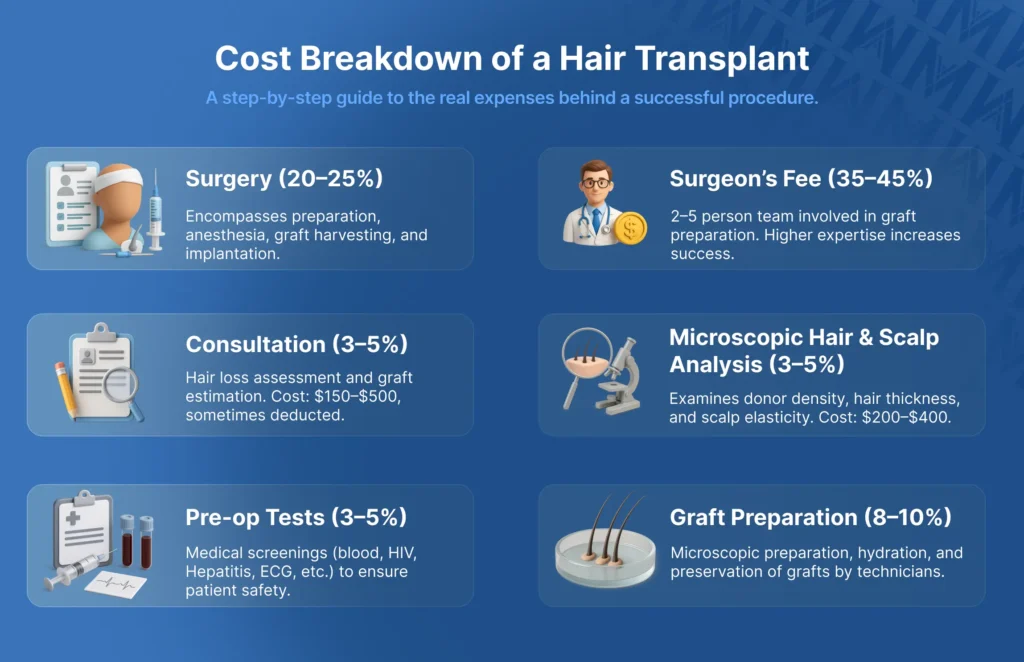 Hair Transplant Cost Breakdown: What You Really Pay For